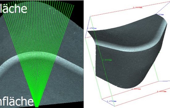Smarte Schneiden-Inspektion mit 3D-Mikroskopen Smarte Schneiden-Inspektion mit 3D-Mikroskopen