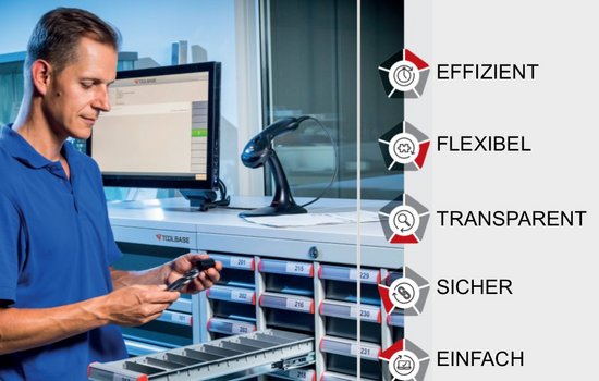 Effizient - Flexibel - Transparent - Sicher - Einfach - Toolbase Werkzeugausgabe Effizient - Flexibel - Transparent - Sicher - Einfach - Toolbase Werkzeugausgabe
